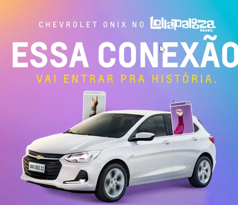 Chevrolet Brasil | Lollapalooza 2022 | Onix Day - Ganhe Ingressos